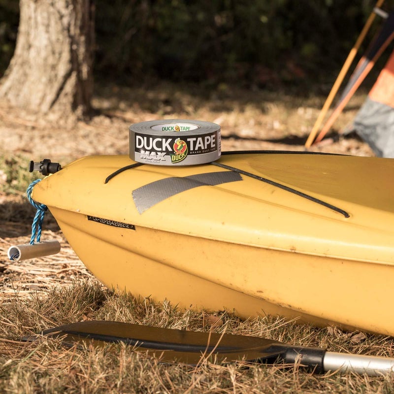 داك براند شريط لاصق بقوة قصوى من Duck Brand، فضي، عبوة لفة واحدة، 1.88 بوصة × 45 ياردة، 240201 - Image 5
